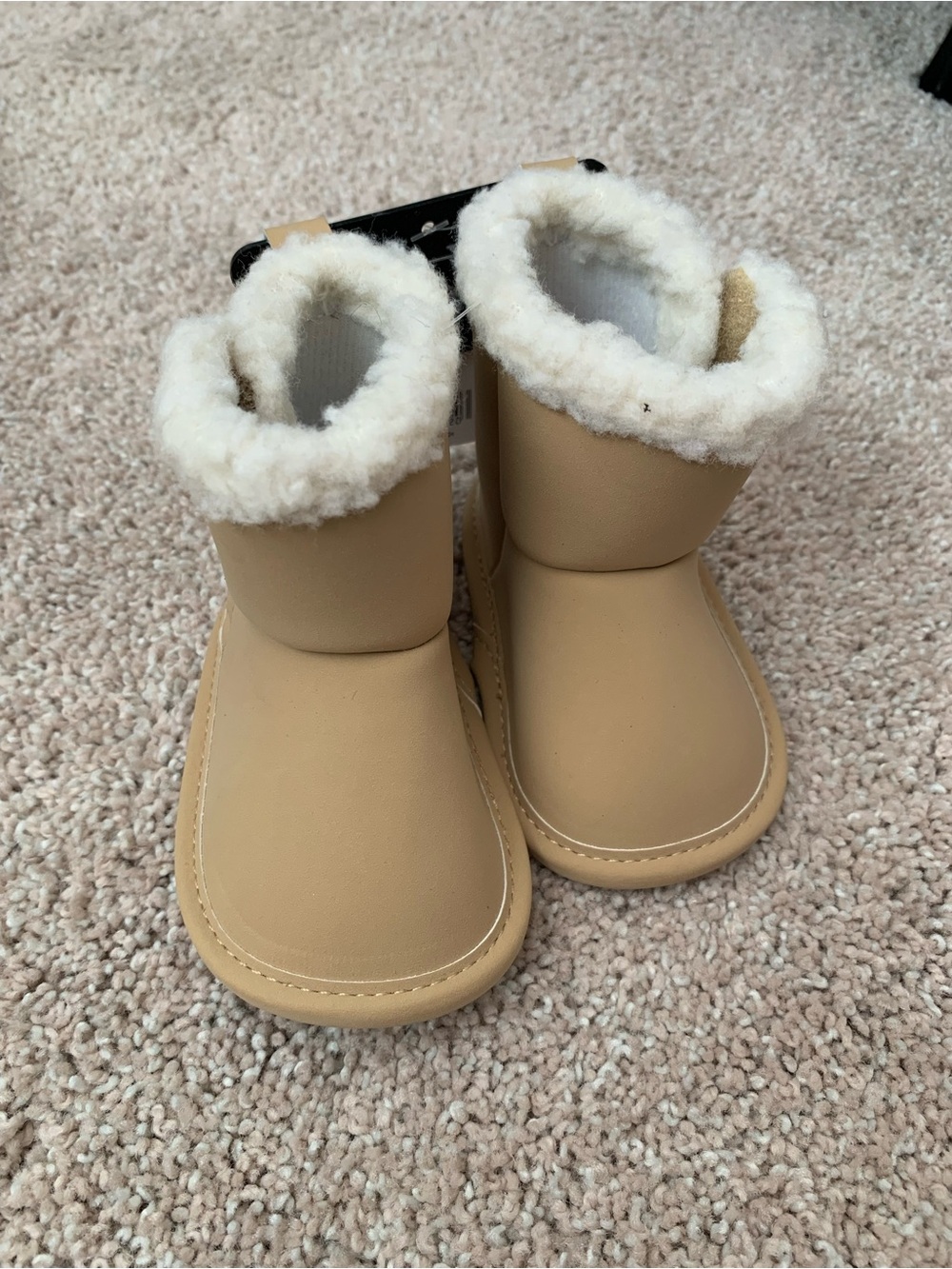 Carter’s Cozy Faux-Shearling Baby Boots